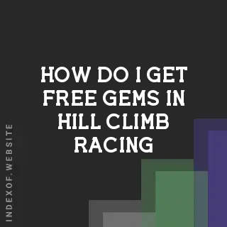 How do I get free gems in Hill Climb Racing? Banners